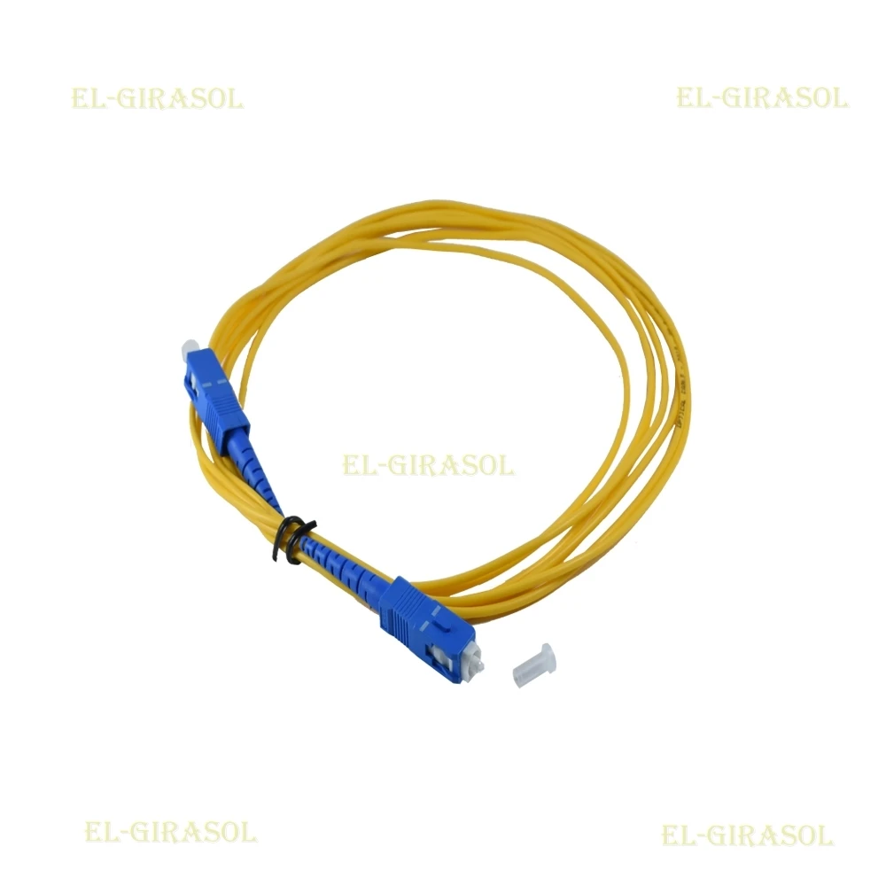 100% Originele Glasvezel Jumper Kabel 3M Sc/UPC-SC/UPC-SM 2.0 Single Mode Patch Cord Ftth