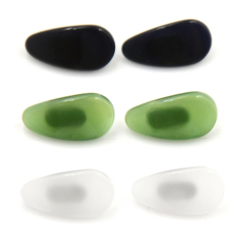 1 Pair Jade Anti-slip Nose Pads Stick On Screw-in Nose Pad For Eyeglasses Glasses Accessories