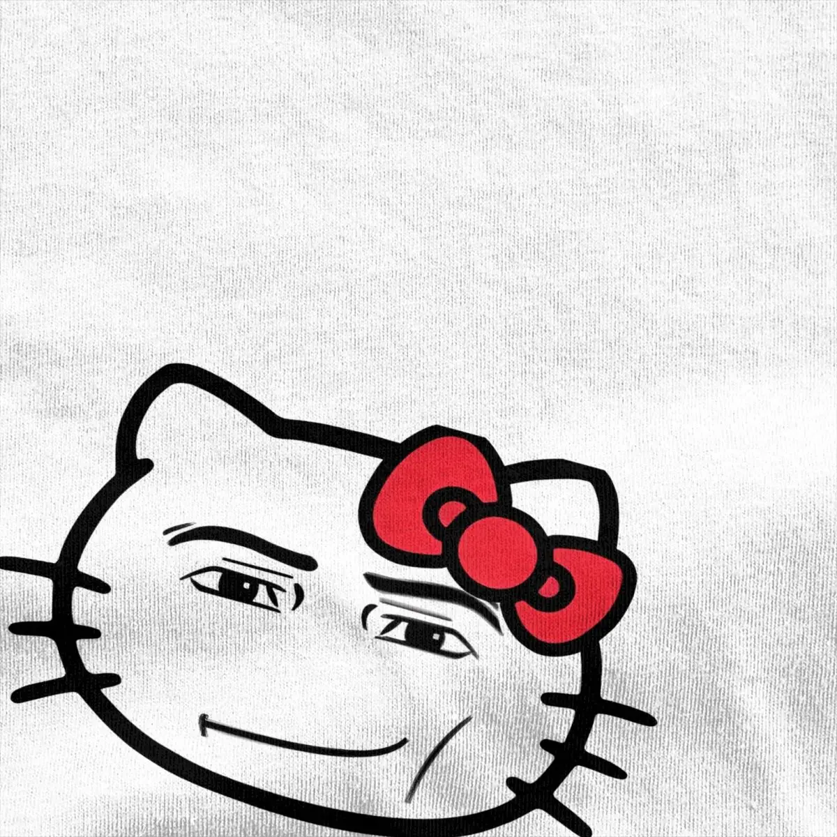 Hello Kitty Cute T-Shirt Summer Cartoon Japanese Vintage Y2K Basic T Shirts Cotton Hip Hop Tshirt For Men Short Sleeve Loose Top