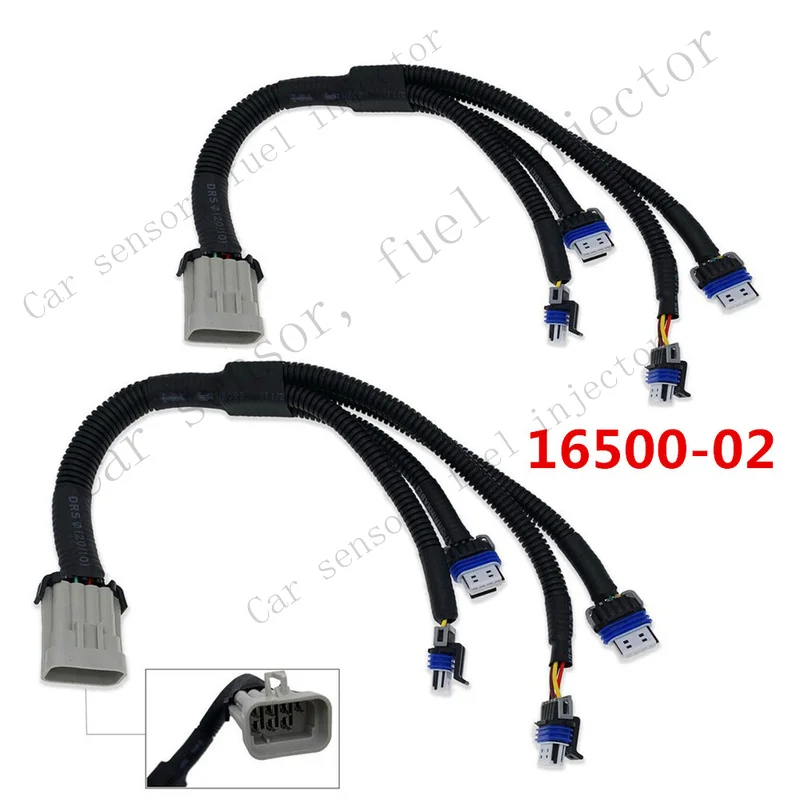 Q+ 2Pcs Ignition Coil Harness Connector 16500-02 For GM Truck LQ9 LQ4 LS2 LS7 LS3