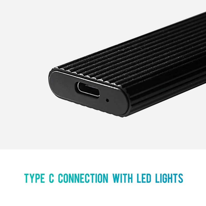 Boîtier SSD M2 vers USB, adaptateur pour NVcloser PCIE NGFF SATA M + B clé 2230/2242/2260/2280 protocole touristes