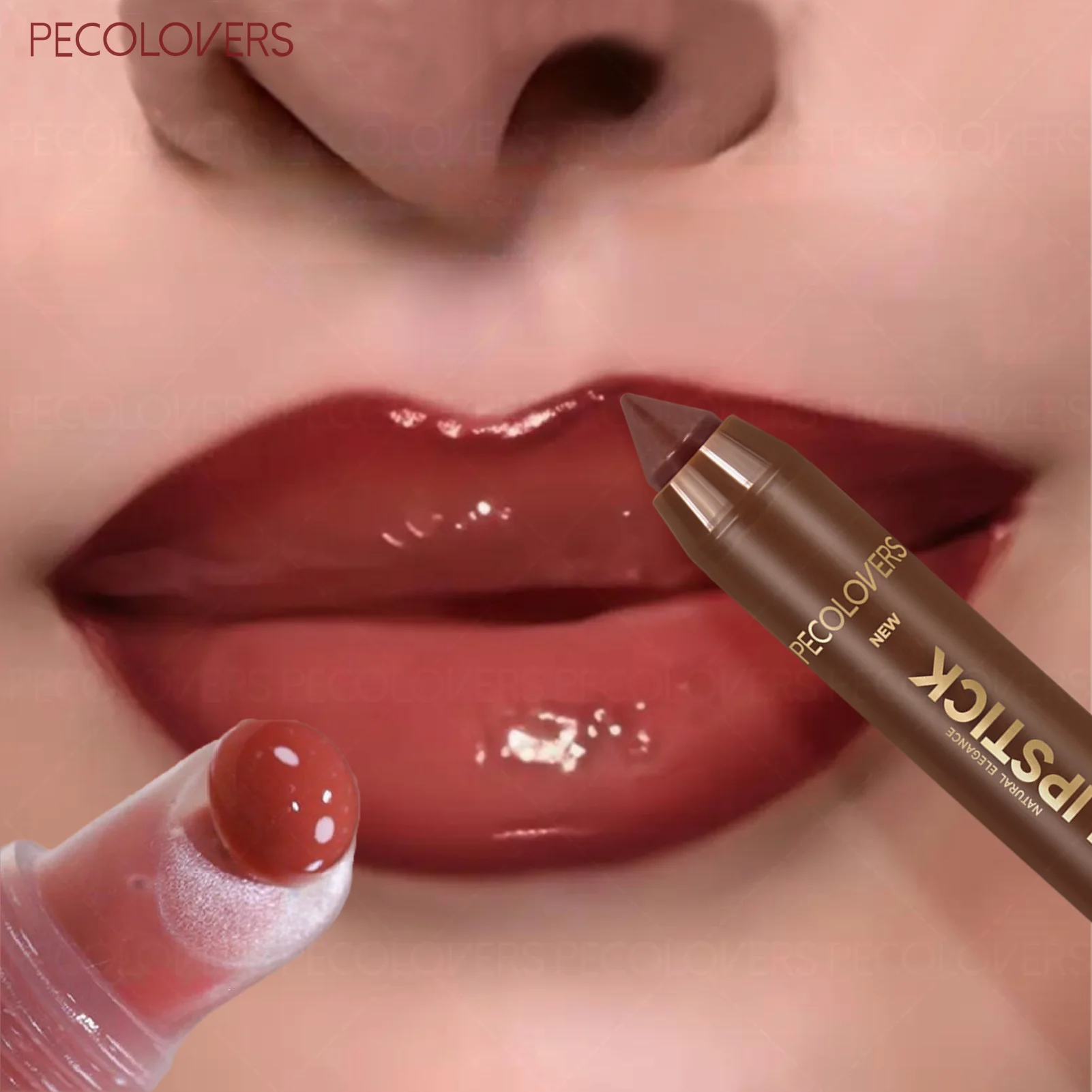 1 Set Hydrating Lip Gloss & Lip Liner Pen, Define Your Lips with 3D Precision, Charming Lips, Lip Cosmetics, Daily Lip Makeup