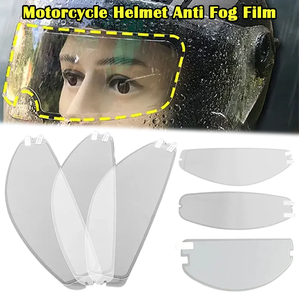 

Motorcycle Helmet Anti Fog Film Anti Fog Sticker Universal Clear Visor Film Antifog Patch Driving Safety Accessories for AGV K1
