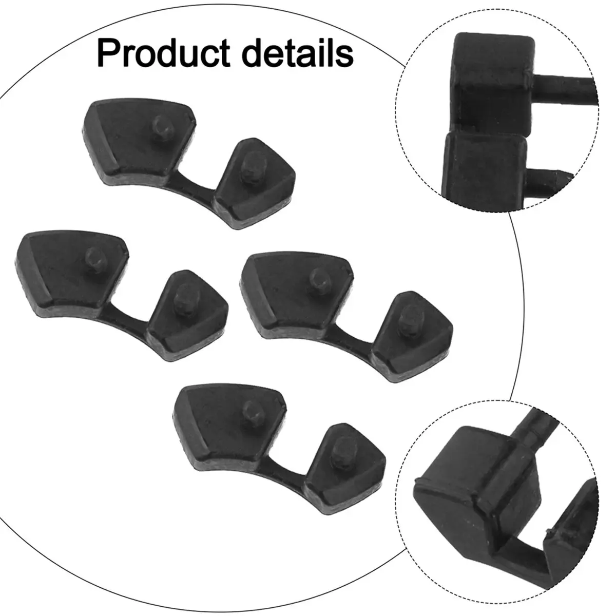 #96F 4Pcs Balance Shaft Repair Kit 13620-36020 1362036020 for Toyota,For Toyota Camry RAV4 Repair,(Plastic)