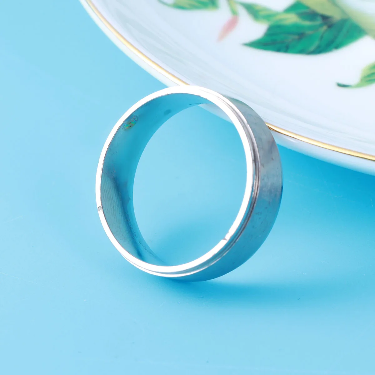 

Кольца для отца, мужские титановые кольца с гравировкой Love You Dad, теплая сердце, значимый подарок на Рождество, Новый год, мужские кольца, подарок на день отца