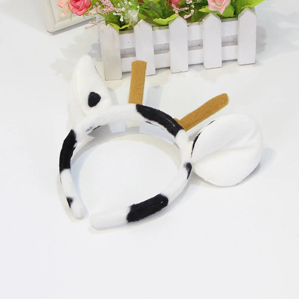 

Повязка на голову с рогами коровьих ушей, легкие стильные обручи для волос премиум-класса, аксессуары для вечеринок, декоративный головной убор, реквизит для фотографий для детей