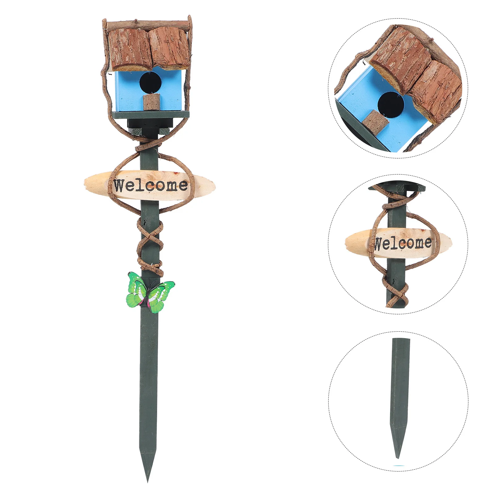 

Garden Bird Stake Outdoor Decorative Yard Stake Nest Home Garden Decor Yard Bird Decorative Nest Gardening Decor