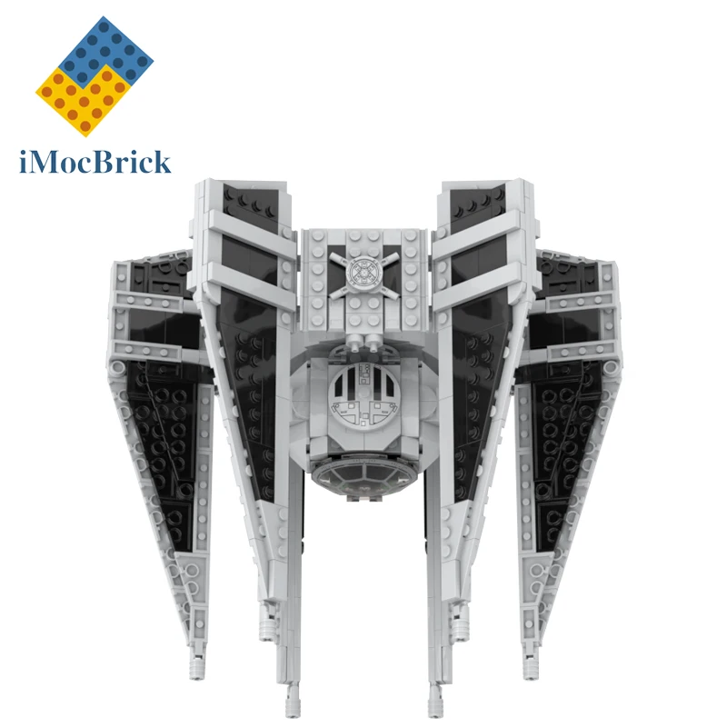 727 Pcs Mocs Sets Star Movie Spaceship Bricks Imperia TIE Defender Starfighter Kits Model Builidng Blocks Fighter Toys Gifts