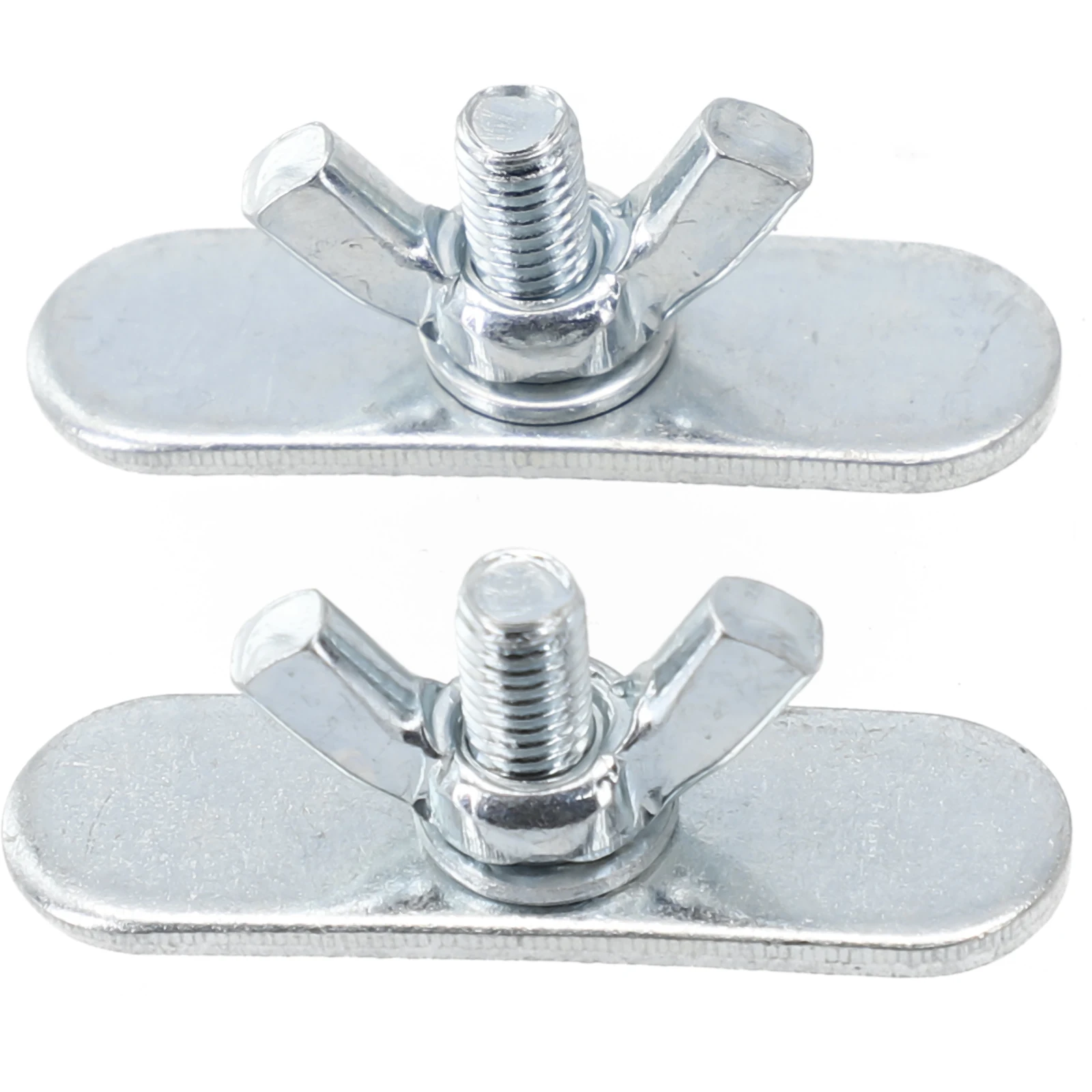 2PCS Mobile Air Conditioner Butterfly Turnbuckle With Stainless Steel Sealing Plates For Casement Applications Screws