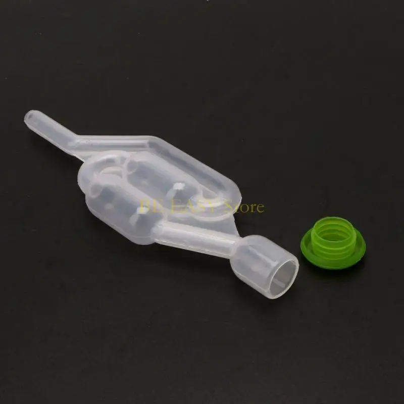 

E28f 5 штук S-образные воздушные блокировки двойной пузырь пластиковые воздушные аэрозоль