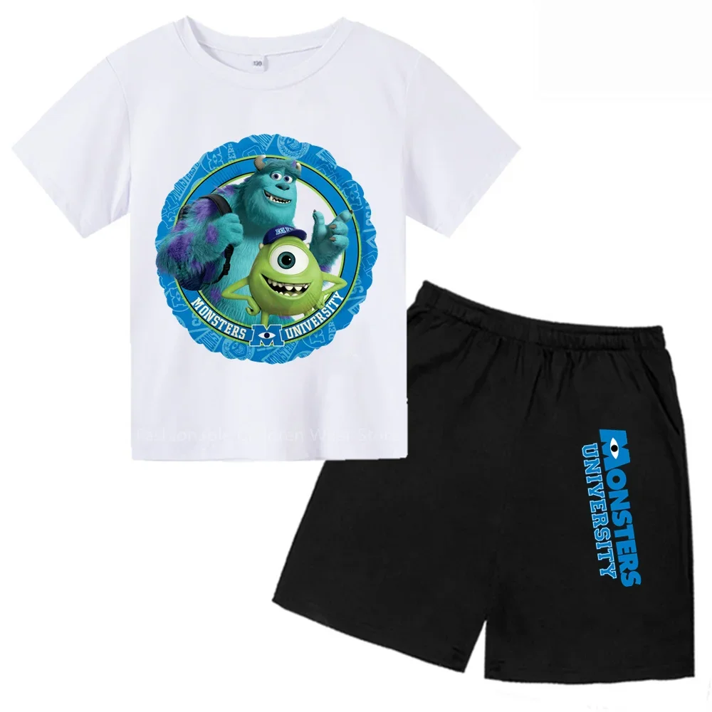 Summer Style For Mini Fans: 2024 Monster Power Co. Tee & Shorts | Cotton Casual Comfort For Boys & Girls