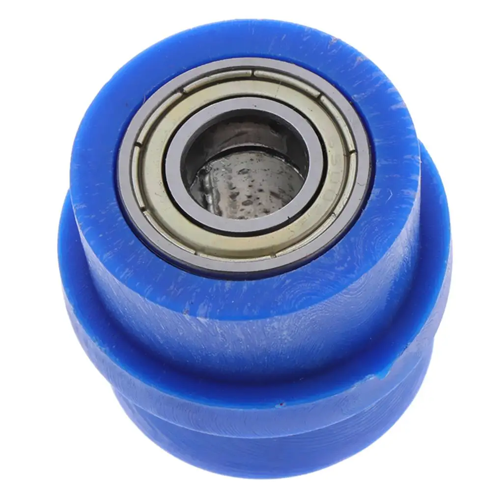 Bike Motorcycle Drive Chain Roller Tensioner- Bike Pulley Wheel Slider Guide for Dirt Bikes, Motorcycles, ATV, 4 Colors