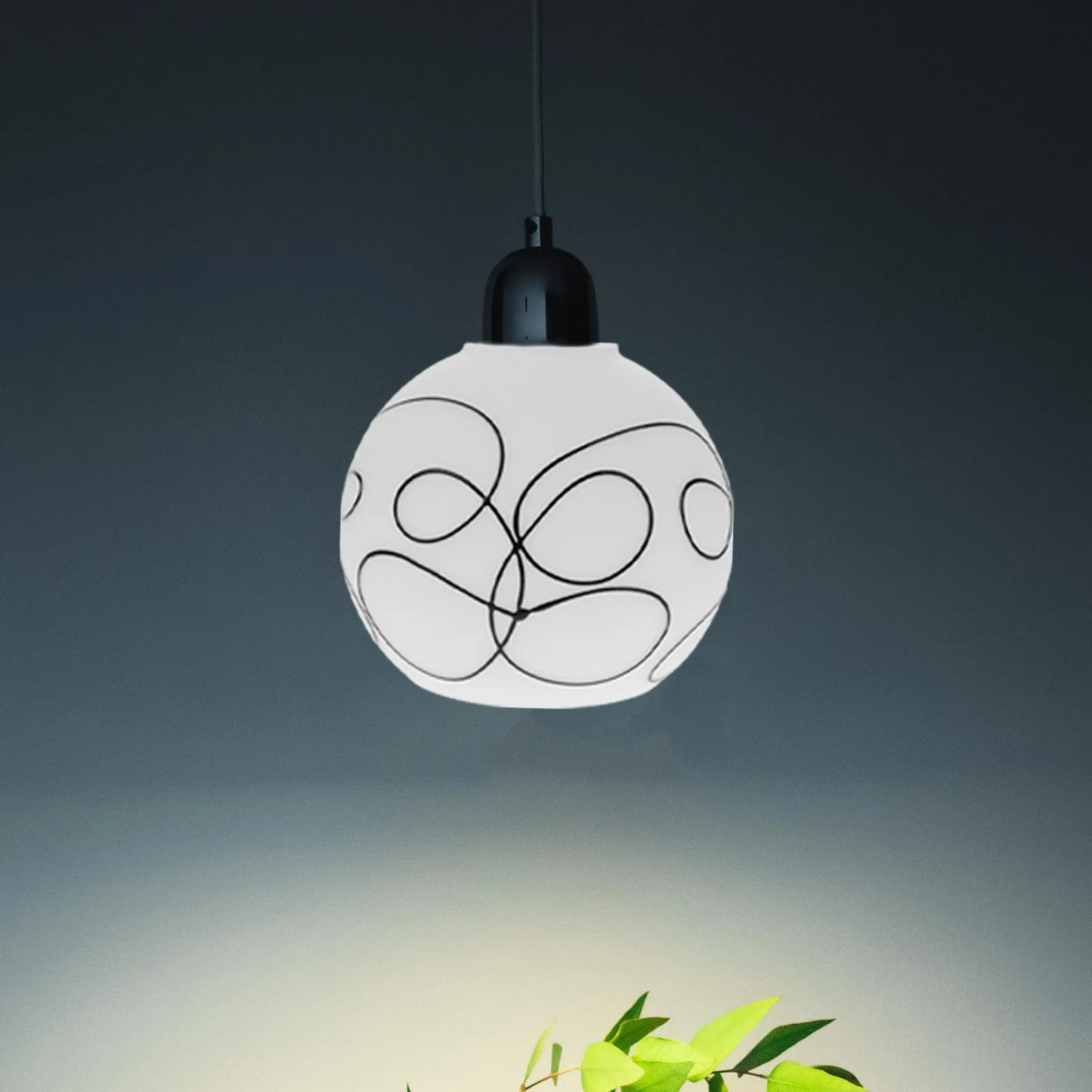 

Replacement Glass Lamp Shade for Pendant Light Ceiling Light Simple Delicate Design Lightweight Easy Install Home Lighting