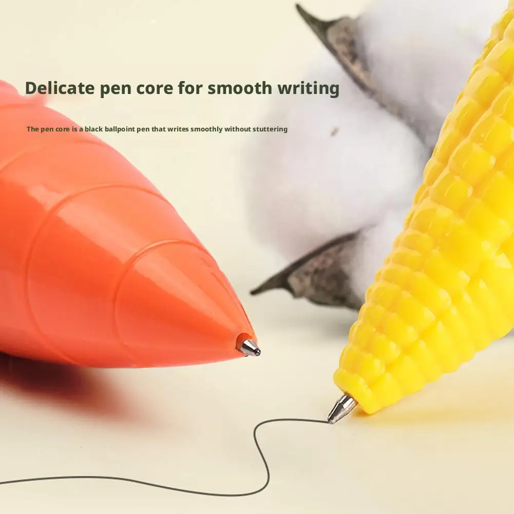 مضحك الذرة الباذنجان مسجل صوتي القلم الكتابة على الجدران لطيف قلم حبر جاف طالب مسجل صوت ، هدية الإبداعية للأطفال #6