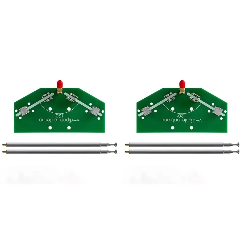 

AA49 2X 137 МГц V-образная дипольная антенна DIY Kit Спутниковая авиационная карта облака для звукового стержня Дипольная антенна Прием сигнала A