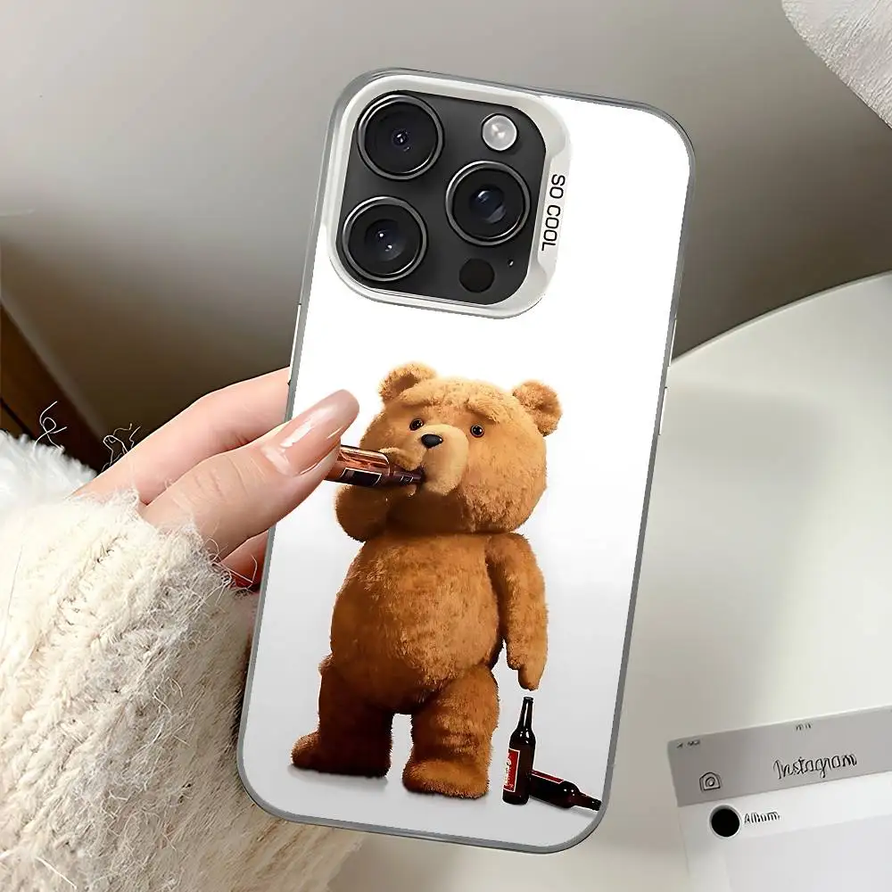 T-Teddy Bear Movie T-Ted Phone Case For IPhone 17 16 15 14 13 12 Mini 11 8 7 Pro Max Plus Colorful Phone Case view 5