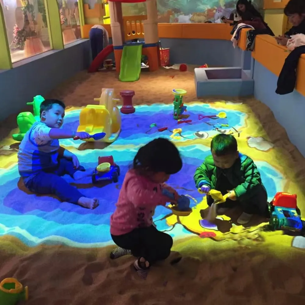 Leplay Children's Outdoor Interactive WUXGA 3LCD Floor Projection Pool Game Advertising Equipment Projector