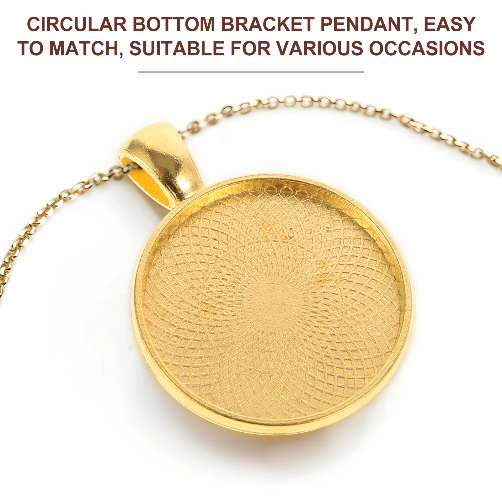 

24pcs Vintage Zinc Alloy Pendant Trays Bezel Blanks Round Diy Jewelry Making Accessories Durable Necklace Bracelet Charms Bases