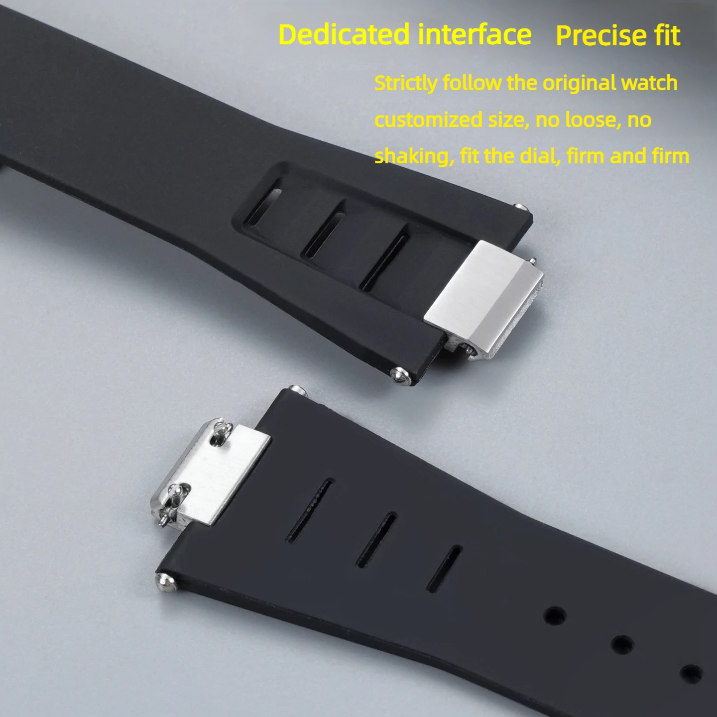 Cinturino in silicone convesso a sgancio rapido per Tissot PRX Super Player T137.407 T137.410 accessori per bracciale con cinturino in caucciù da uomo