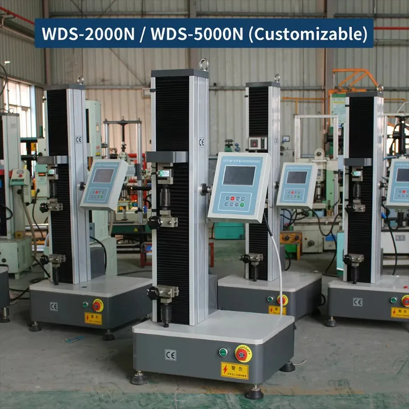 Zhongchuang 2kN 5kN Digital Display Single Column Tensile Testing Machine Customizable for Rubber Plastic Textile Cable CE