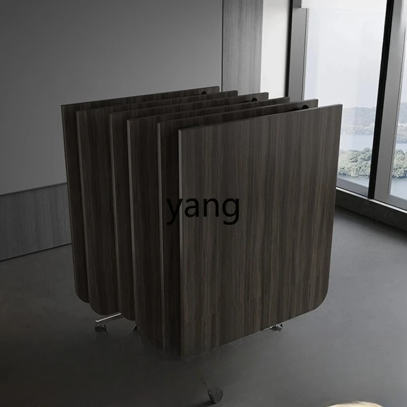 LMM1 folding conference table movable long strip desk multi-function wheel negotiation long table