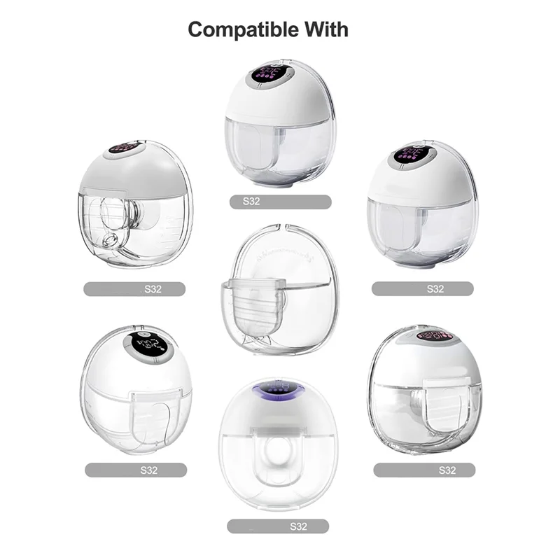 A76G-For Mommed S18 S21, Lansinoh Discreet Duo Nuliie S32 Compatible Wearable Breast Pump Replacement Parts- Duckbill Valve