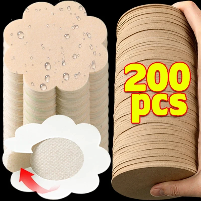 50-200pcs Nipple Cover Sticker - Nipple Cover Pasties 评论和价格