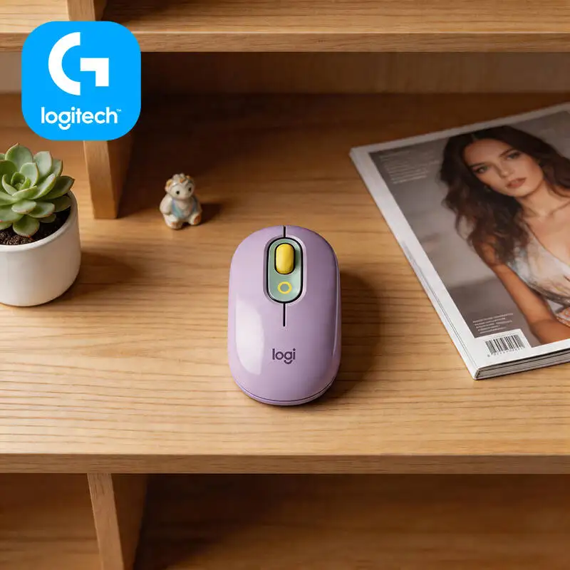 

Беспроводная мышь Logitech M350 POP Pebble, 77 г, легкая, с функцией автоматического перехода в режим сна, длительным временем автономной работы, бесшумными кнопками, для работы в кафе, на улице и в рабочих условиях на улице.