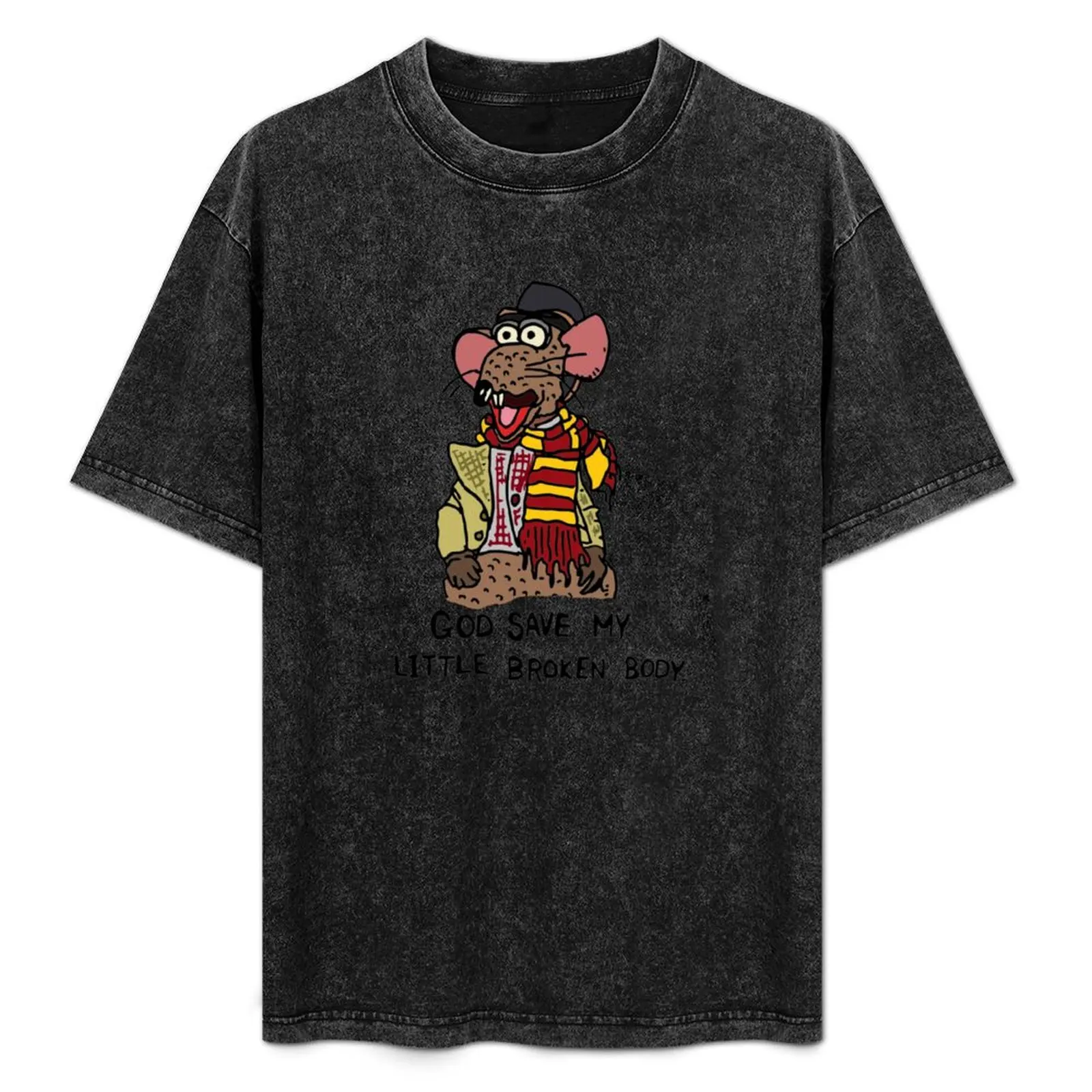 

Muppet Christmas Carol - Rizzo's little broken body T-Shirt Large Size Soft Cotton T-Shirt