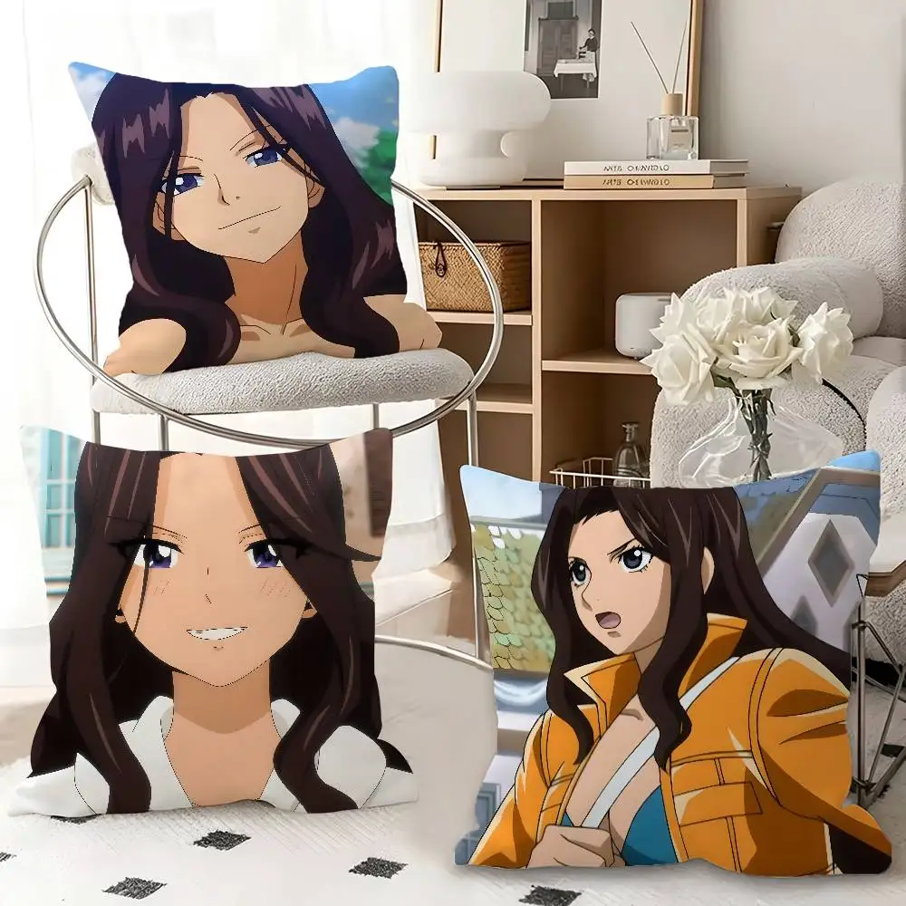 1pc Cana Alberona Fairy Tail Pillow Case Fashion Square Pillowcase Bedroom Sofa Room Ins Decoration Leisure