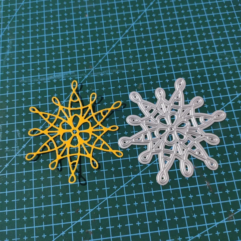 Lace snowflake frame new cutting dies 2025 scrapbooking metal die cutter supplies troqueles de corte stamping craft templates