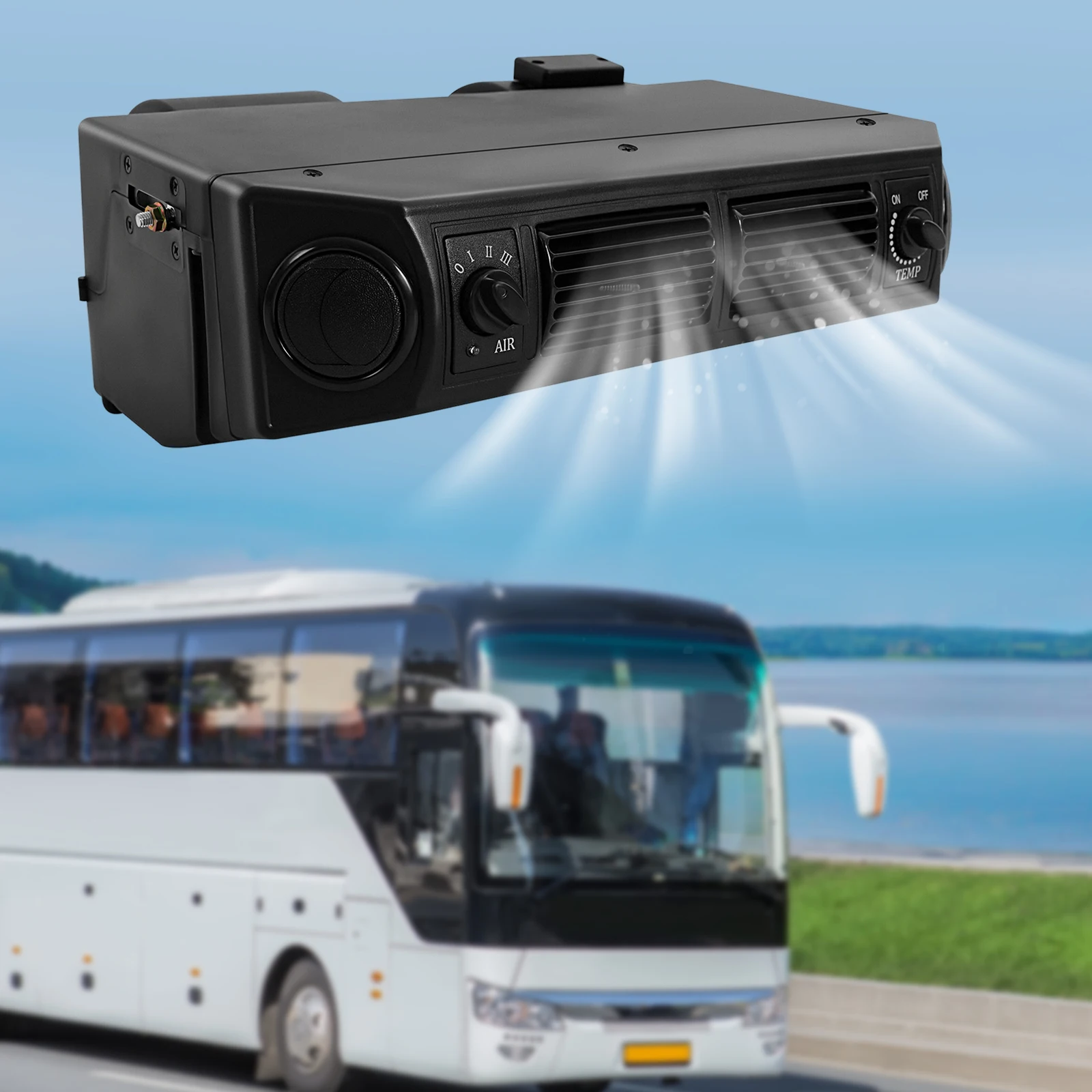 

Испаритель кондиционера 80 Вт Автомобильный испаритель 12 В 3 передачи Скорость воздуха Регулируемая температура с 2 монтажными кронштейнами