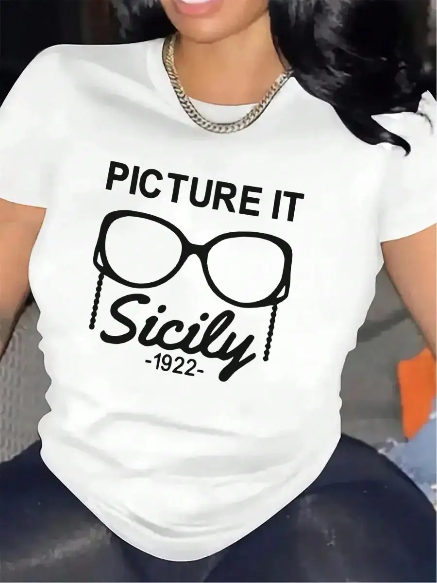 Black And White Polyester T-Shirt With Graphic Design For Restaurant Wear, Lightweight And Durable, Ideal For Casual Dining, Comfortable Fit, Sty