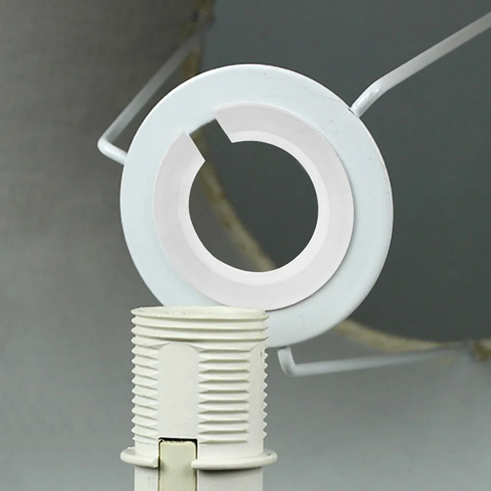 

12Pcs E27 to E14 Lampshade Conversion Rings Plastic Lamp Holder Adapter Rings for Light Fixtures Table Floor Lamp Accessories