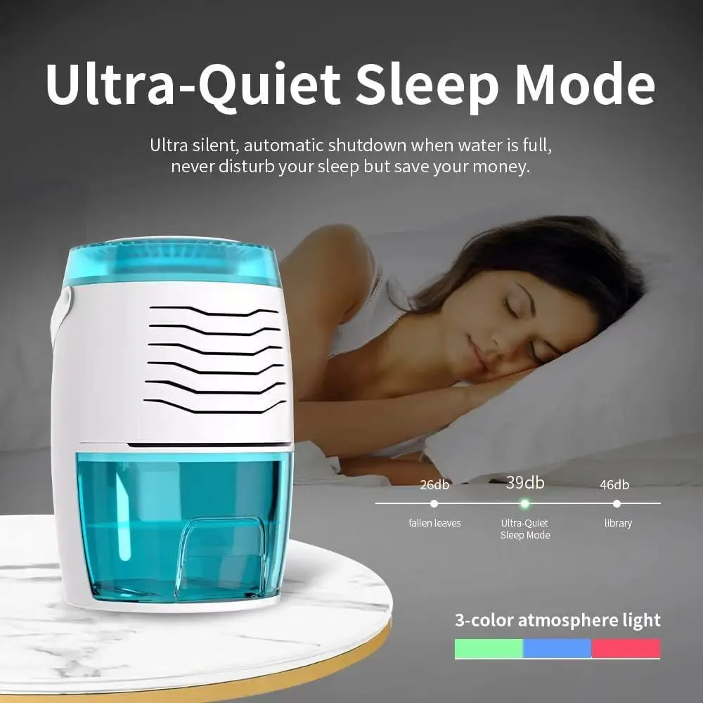 เครื่องลดความชื้นในร่มเครื่องเป่าในครัวเรือนความชื้นและป้องกันความชื้นเครื่องลดความชื้นขนาดเล็กเหมาะสําหรับตู้ห้องขนาดเล็ก