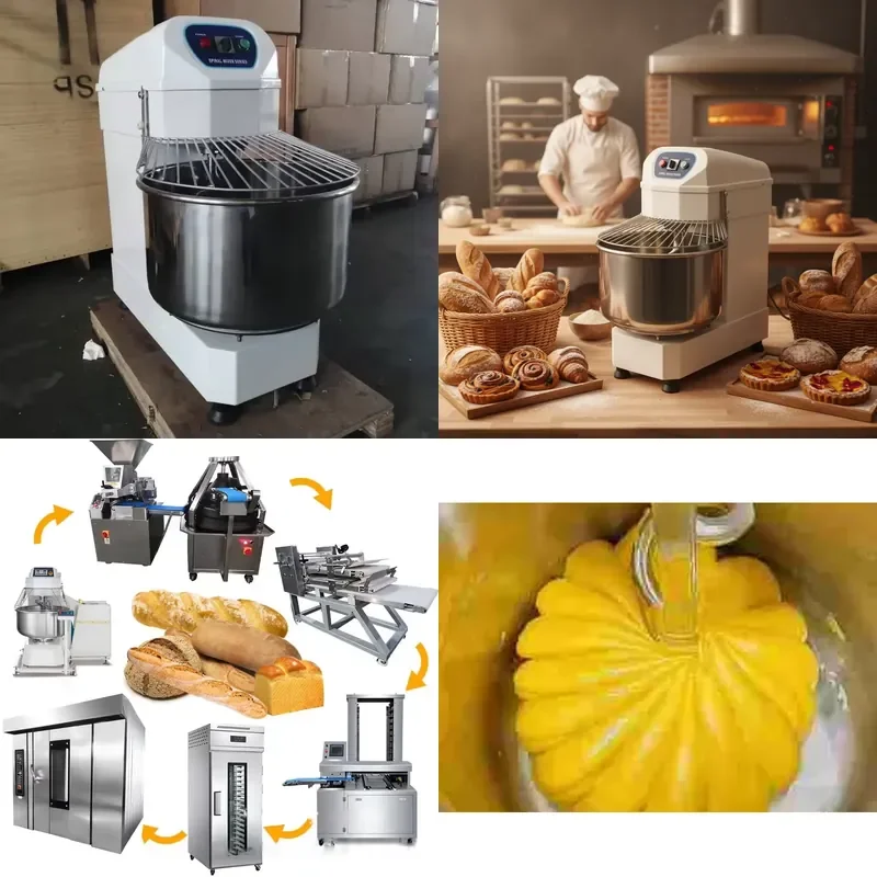 for Jayonho Commercial Baking Equipment Two Speed Adjustable Spiral Dough Mixer 2200W 220V Low Noise Easy to Operate New