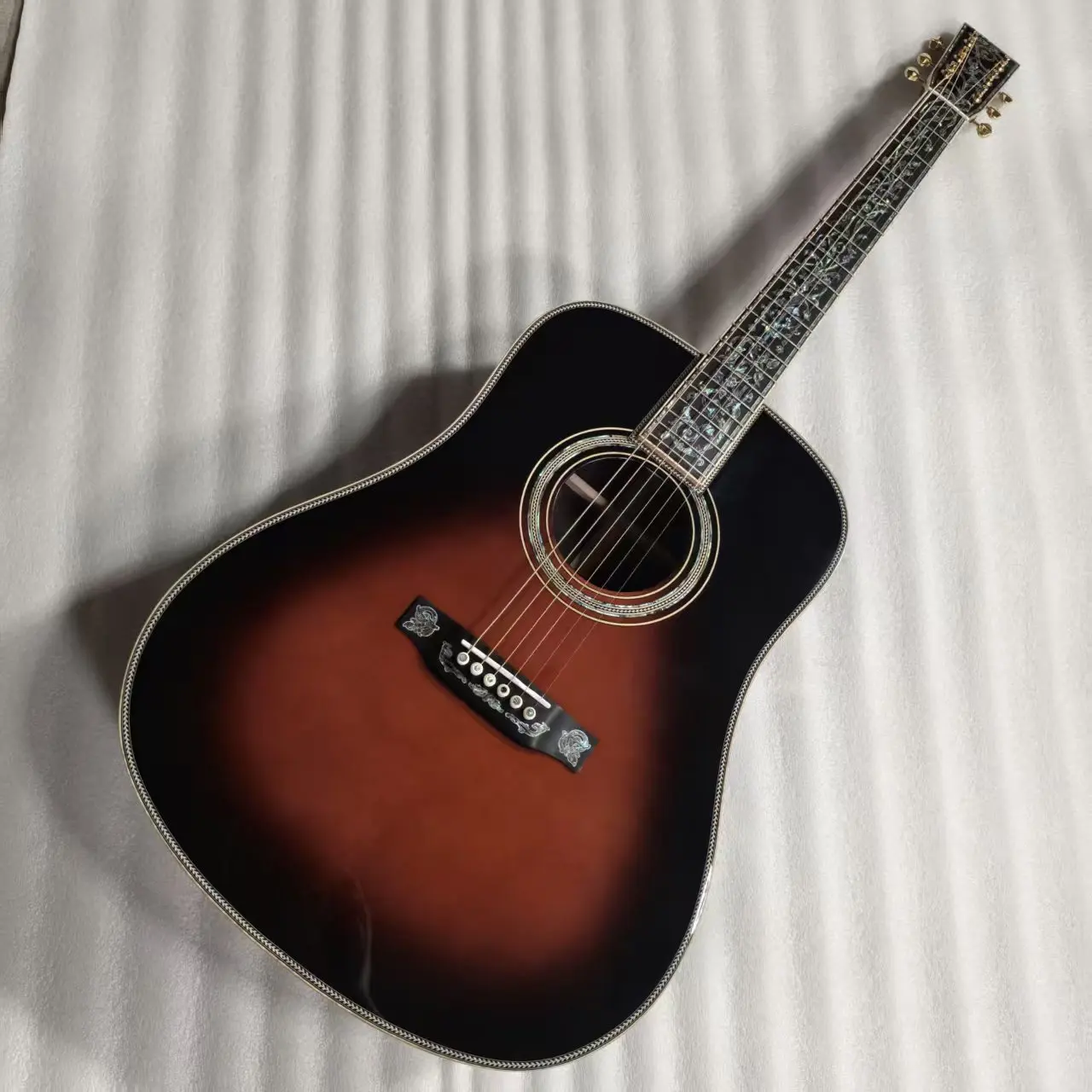 Custom GD-50 SOLID Rosewood Back Side Acoustic Guitar