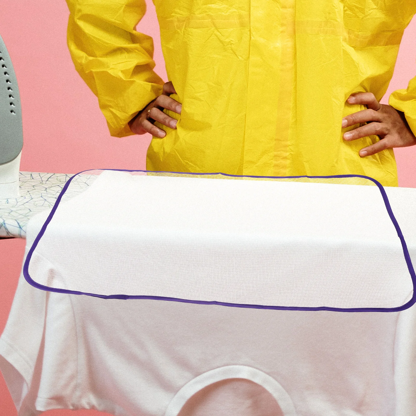 

2Pcs Heat-Resistant Ironing Mesh Pad Protective Pressing Cloth for Tabletop Ironing Board Cover Breathable Washable Portable