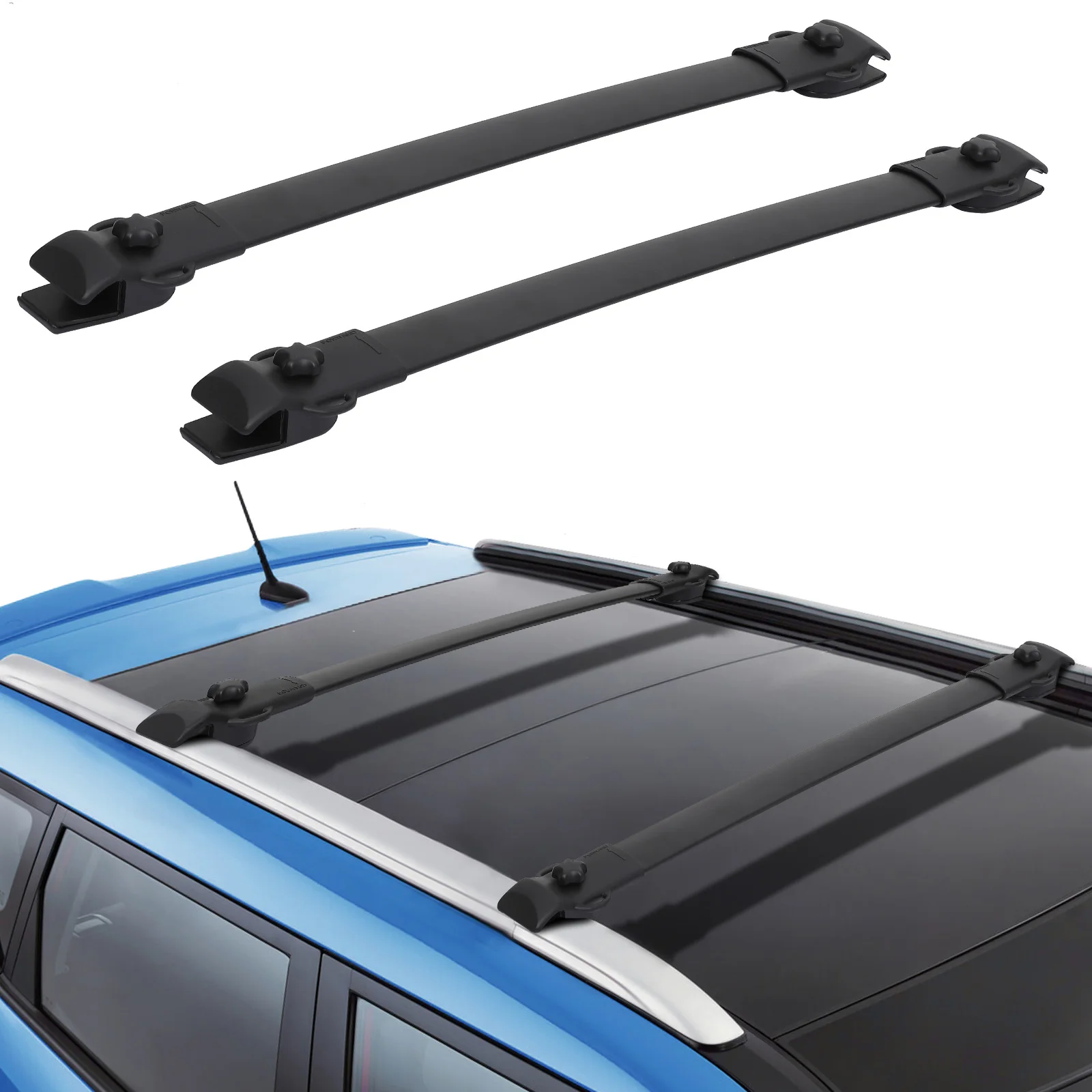 Roof Rack Cross Bars, Crossbars for Rooftop Cargo Carrier, Luggage, Kayak, Bike, Snowboard