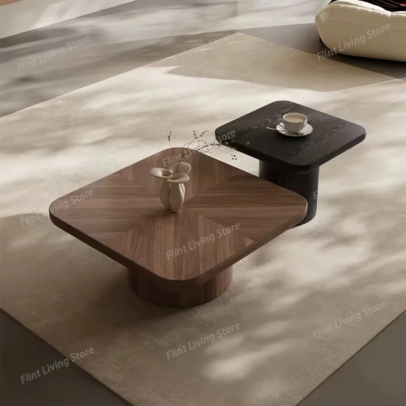 

France Famous Design Sofa Side Table Modern Solid Wood Living Room Low Coffee Table Minimalism Home Furniture