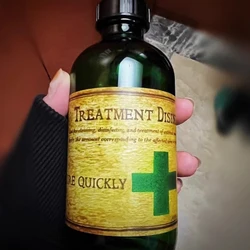 Ethan Winters Cosplay Props Green Glass Medicinal Bottles Game Biohazard Resident 8 Village Role Play Accessories