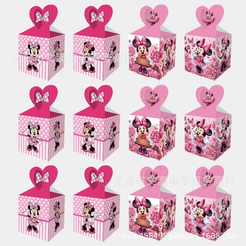 12 قطعة ميكي ماوس حفلة عيد ميلاد الحسنات ملصقات Stamps صفعة أساور المفاتيح أكياس الهدايا أكياس اللعب لصالح أكياس الطرف #3