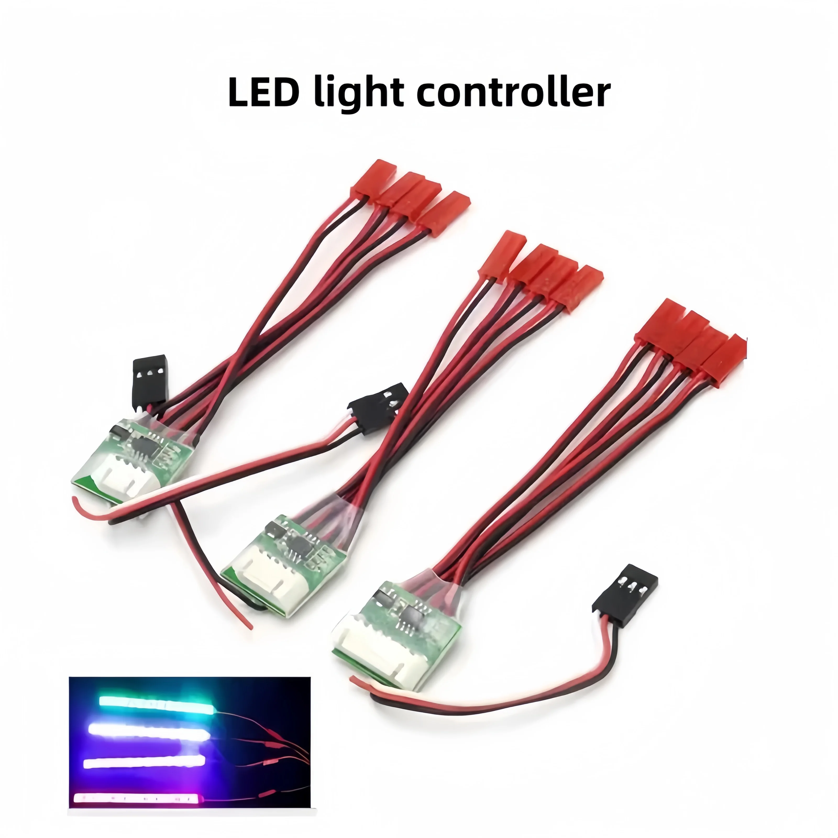 

LED light control switch light strip scrolling light 3S night aviation light controller conversion