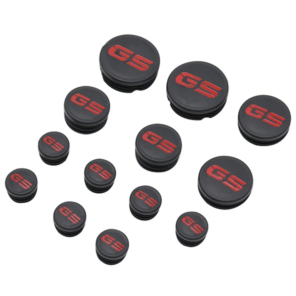 13Pcs Frame Hole Caps Cover Plug Set for BMW R1200GS R1200 GS Adventure 2013 2014 2015 2016 R 1200 GS Decor Accessories(Red)