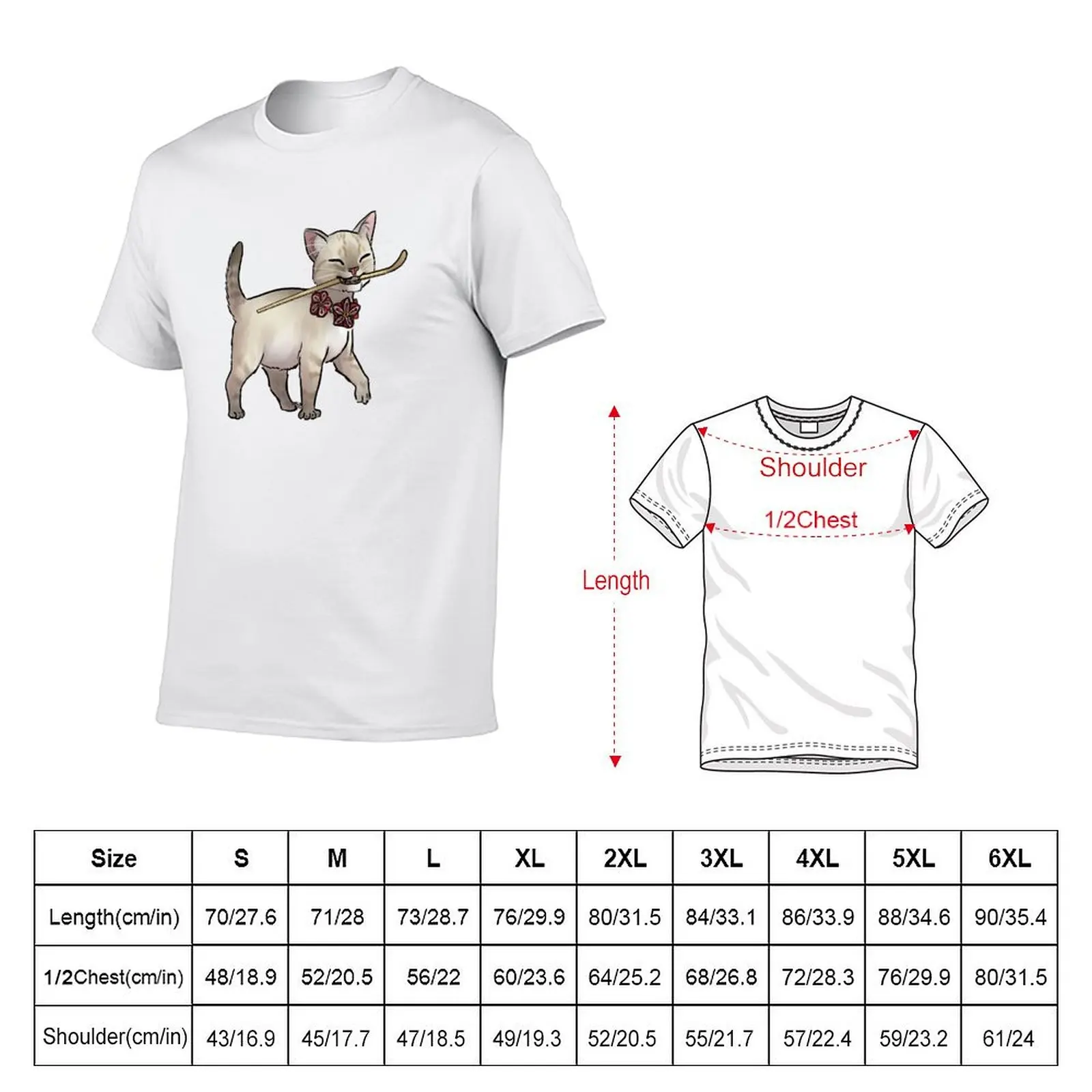 Japanese Tea Ceremony Kitten - Matcha spoon thief T-Shirt Basic Comfort Fit T-Shirt for Men