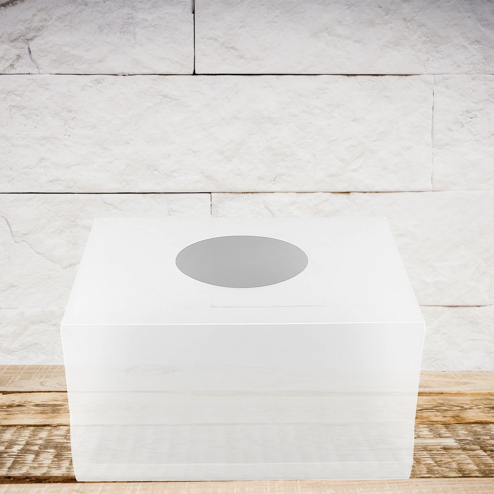 

Lottery Box Multi-Function Raffle Ticket Holder For Party Meeting Donation Ballot Storage Plastic Case Promotional Draw