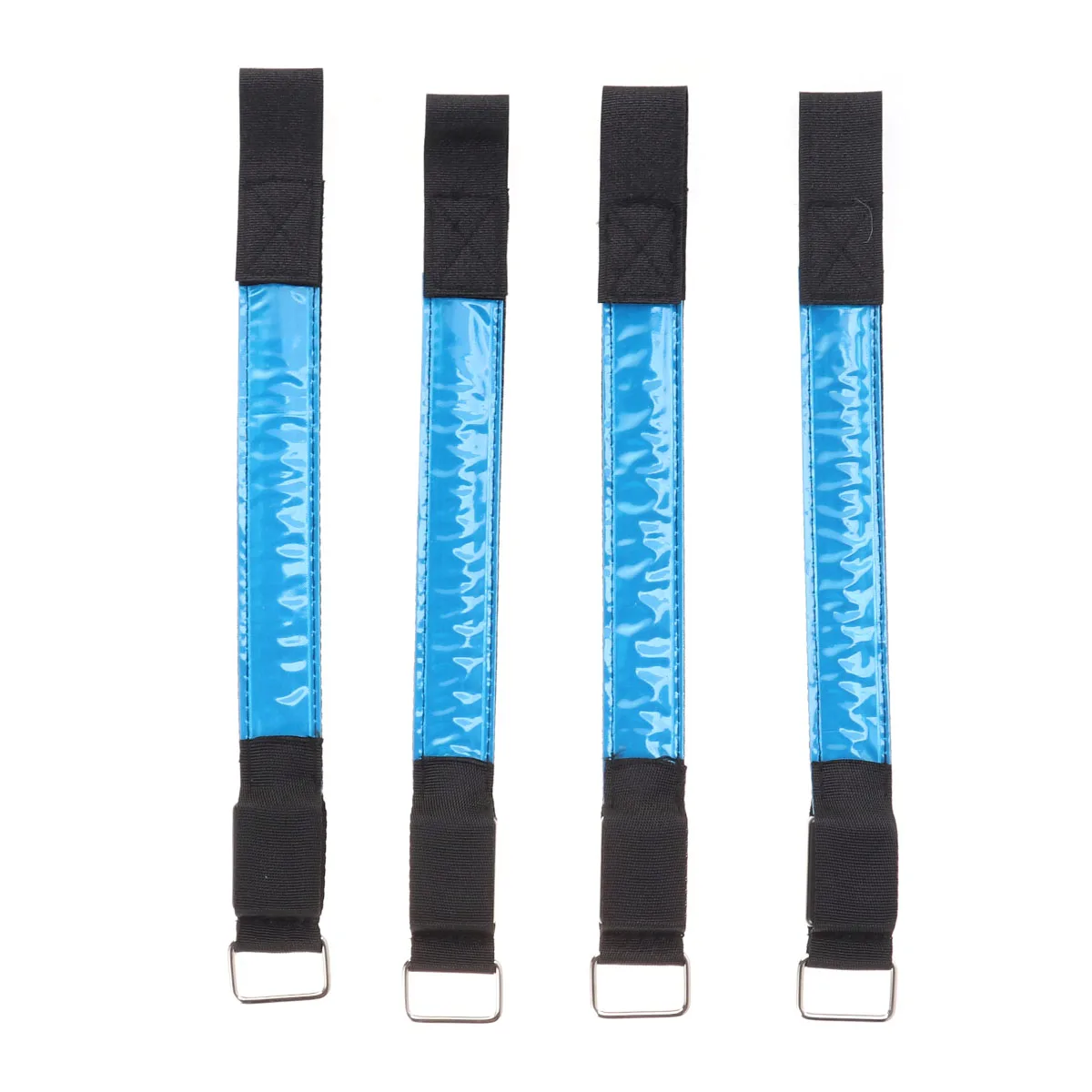 

4pcs Led Wristbands Ultra High Visibility Reflective Armband For Running Jogging Dog Walking Mountaineering Green Camping Hiking