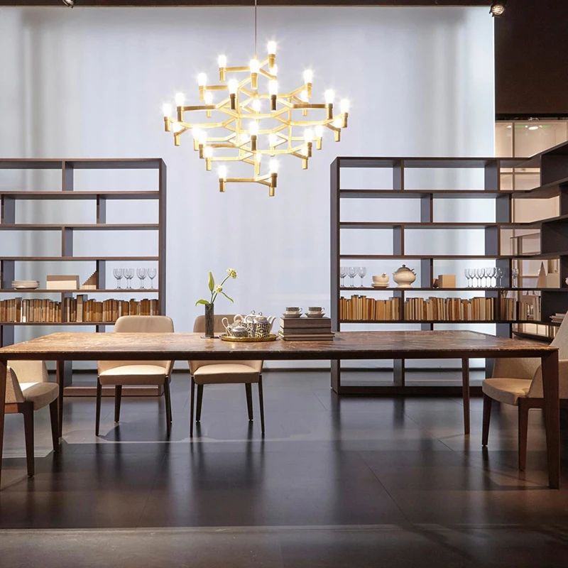 Nordic Creative Restaurant Light Designer Model Room Living Room Villa Hotel Club Bar Lamp Crown Art Lamps Pendant Lights
