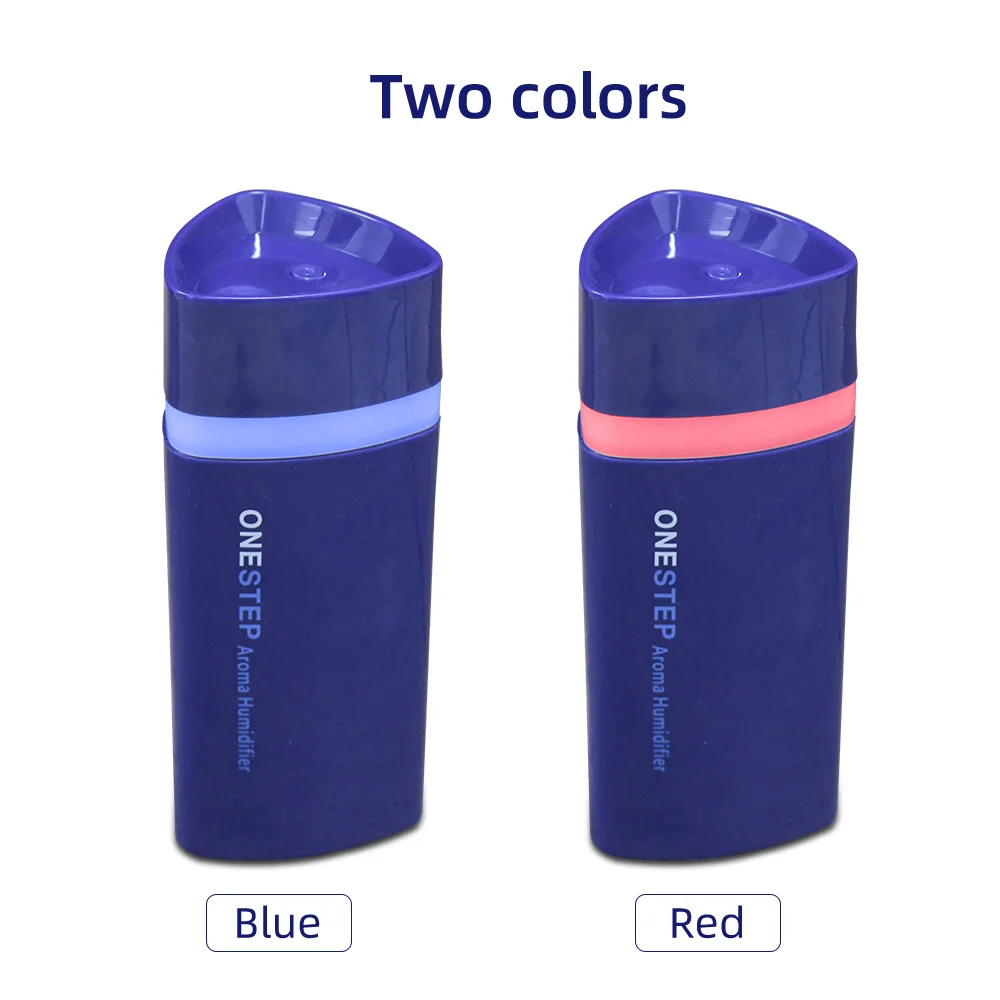 Portable Mini Humidifier  USB-Powered, Silent Operation, Timed Mist & Auto Shutoff, Compact Triangle Shape for Travel & Office