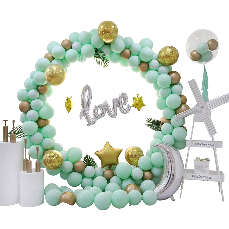 Giant Big Balloon Ring Round Balloon Arch Balloon Circle Stand Holder Frame Ring compleanno decorazioni di nozze sfondo